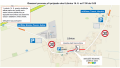Mapa omezení provozu v Líšnici 14. 6. 2014